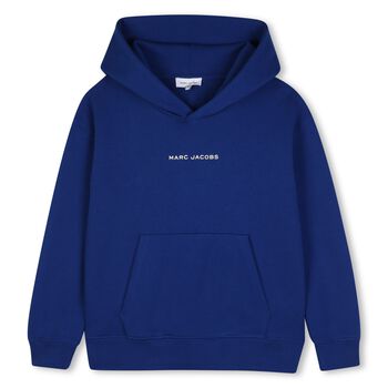 Boys Blue Popcorn Logo Hooded Top
