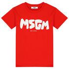 Boys Red Logo T-Shirt, 3, hi-res