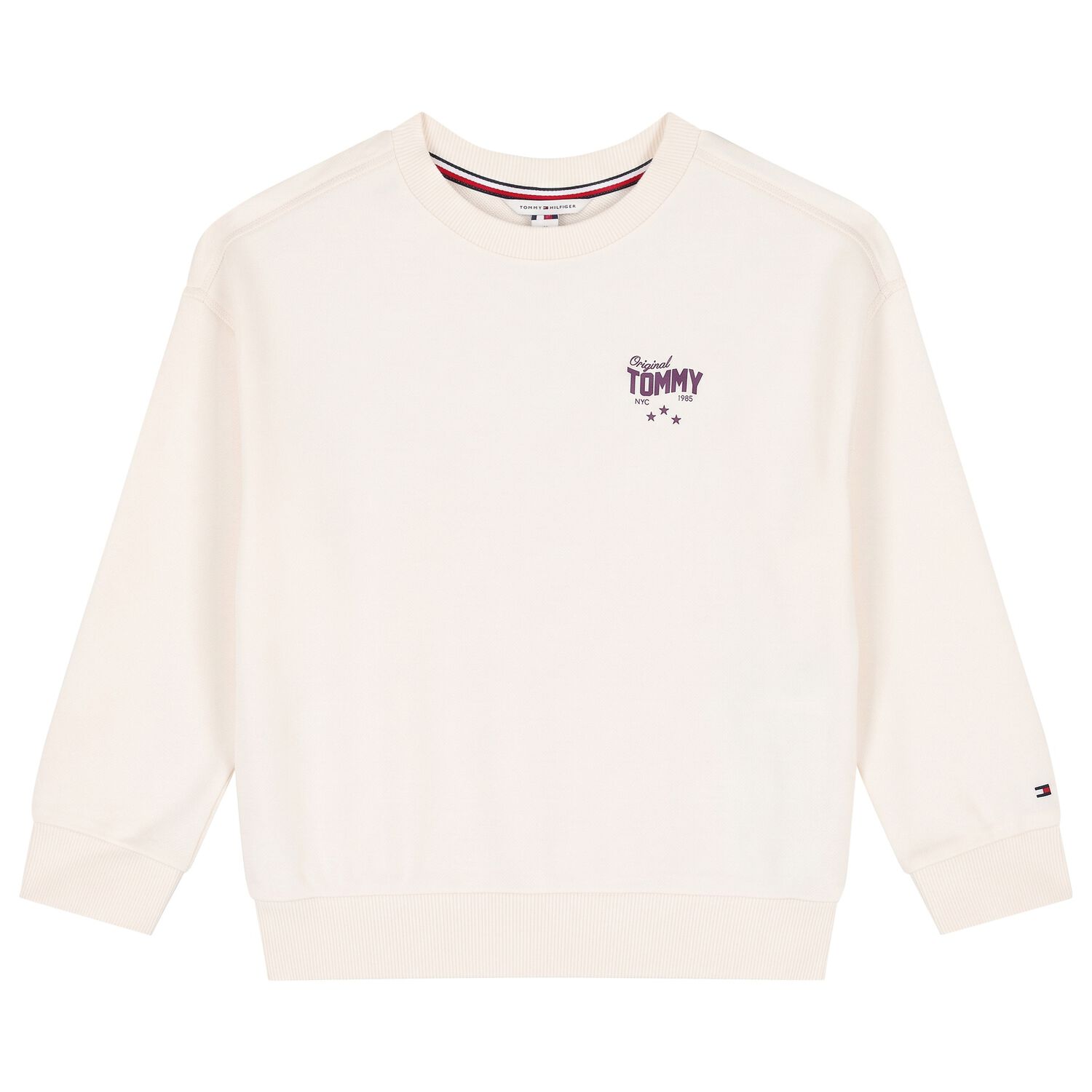 Girls Ivory Logo Sweatshirt, 1, hi-res