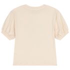 Girls Ivory Tiger T-Shirt, 1, hi-res