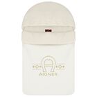 Ivory & Gold Logo Baby Nest, 1, hi-res