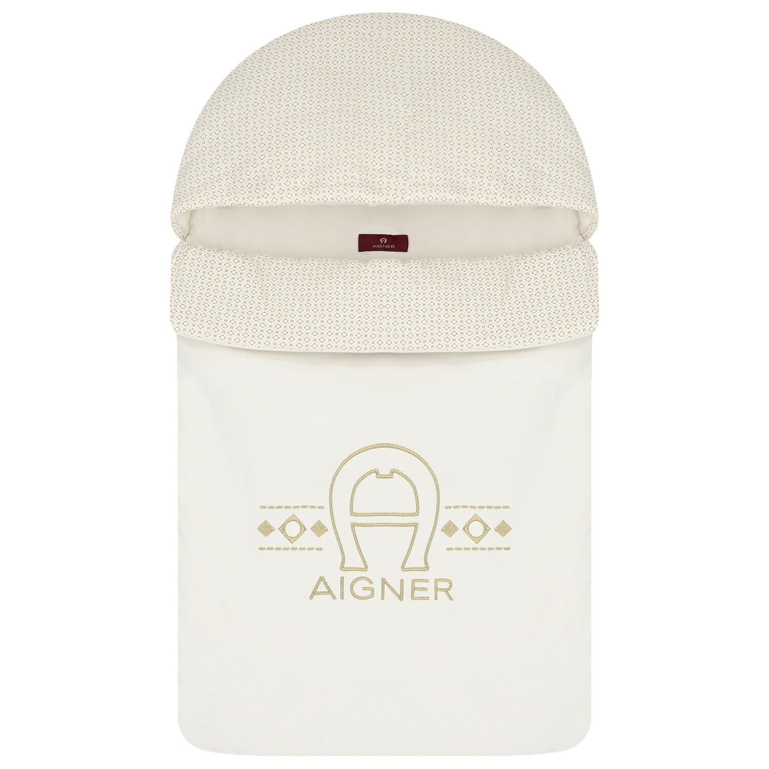 Ivory & Gold Logo Baby Nest, 1, hi-res image number null