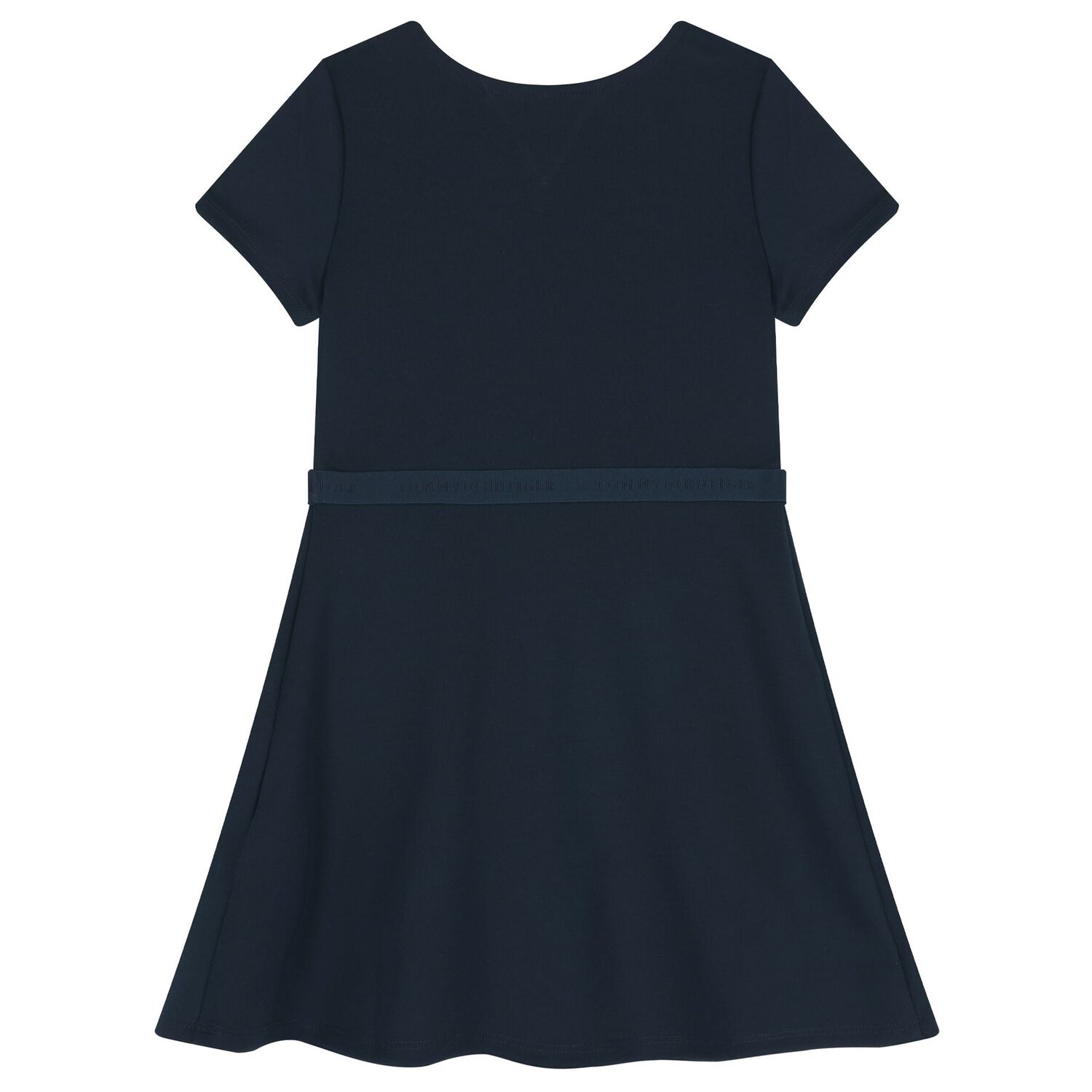 Girls Navy Blue Logo Dress, 1, hi-res