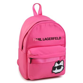 Girls Pink Logo Back Pack