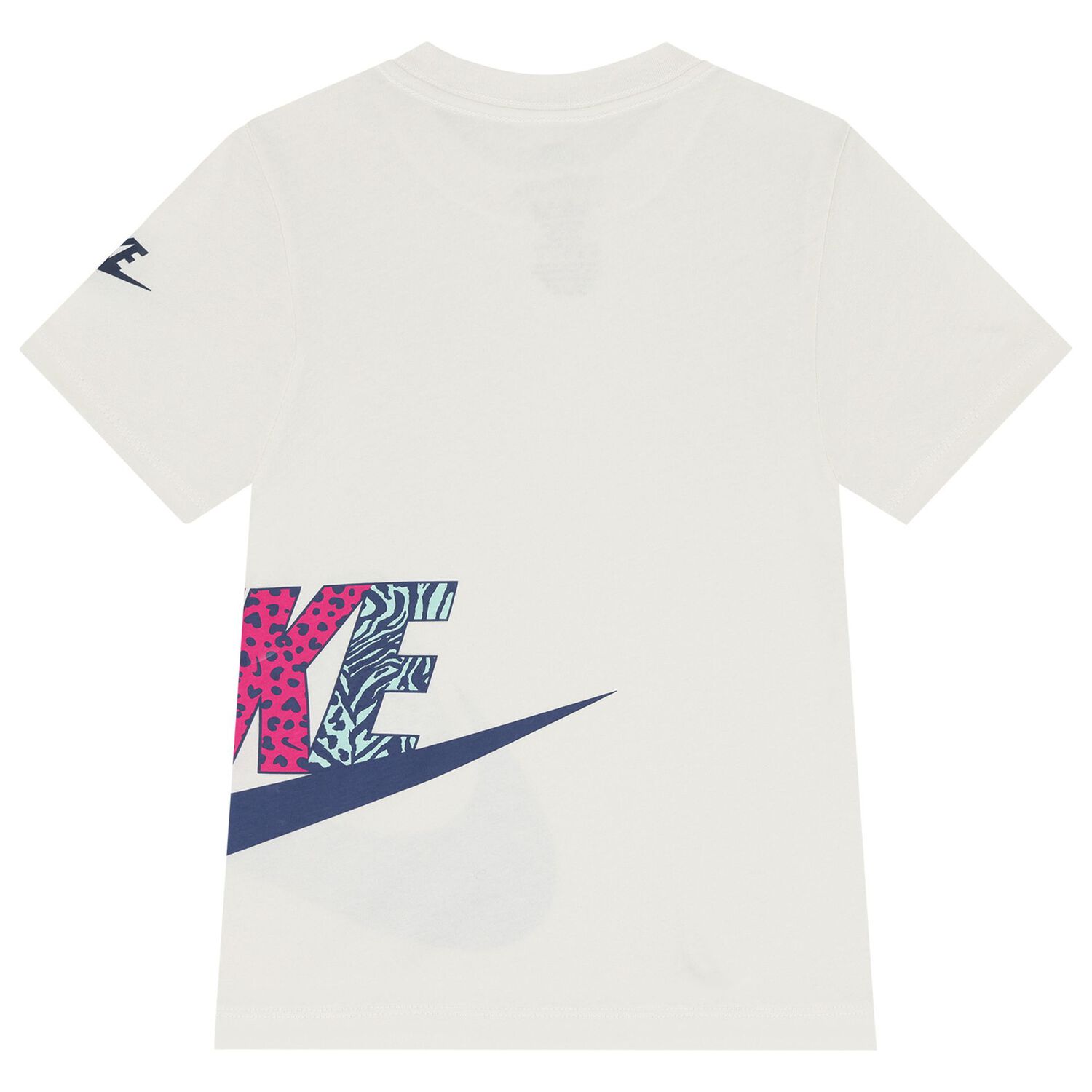 Girls White Logo T-Shirt, 3, hi-res