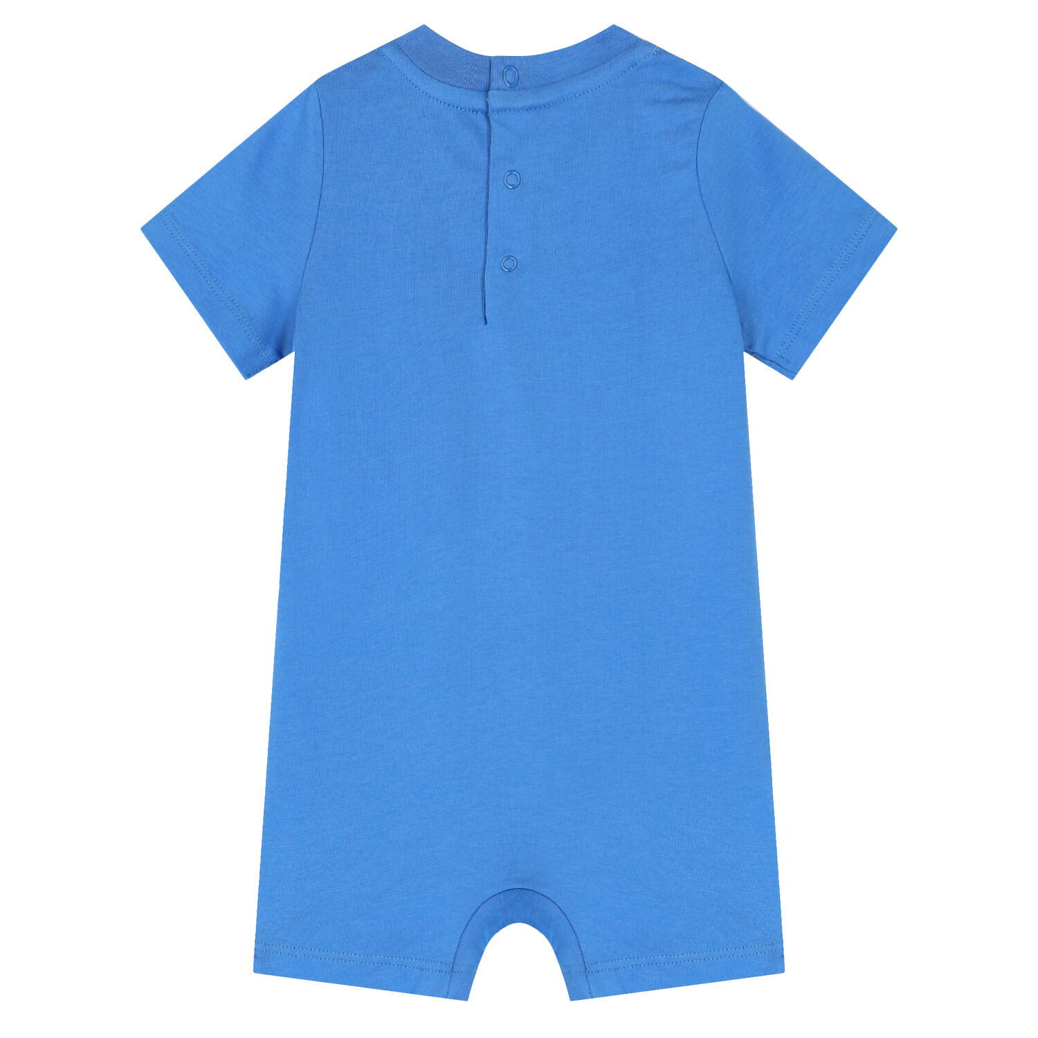 Baby Boys Blue Polo Bear Romper, 1, hi-res