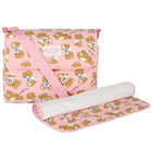 Pink Teddy Logo Baby Changing Bag, 4, hi-res