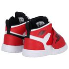 Black, Red & White Sky Jordan 1 Trainers, 4, hi-res