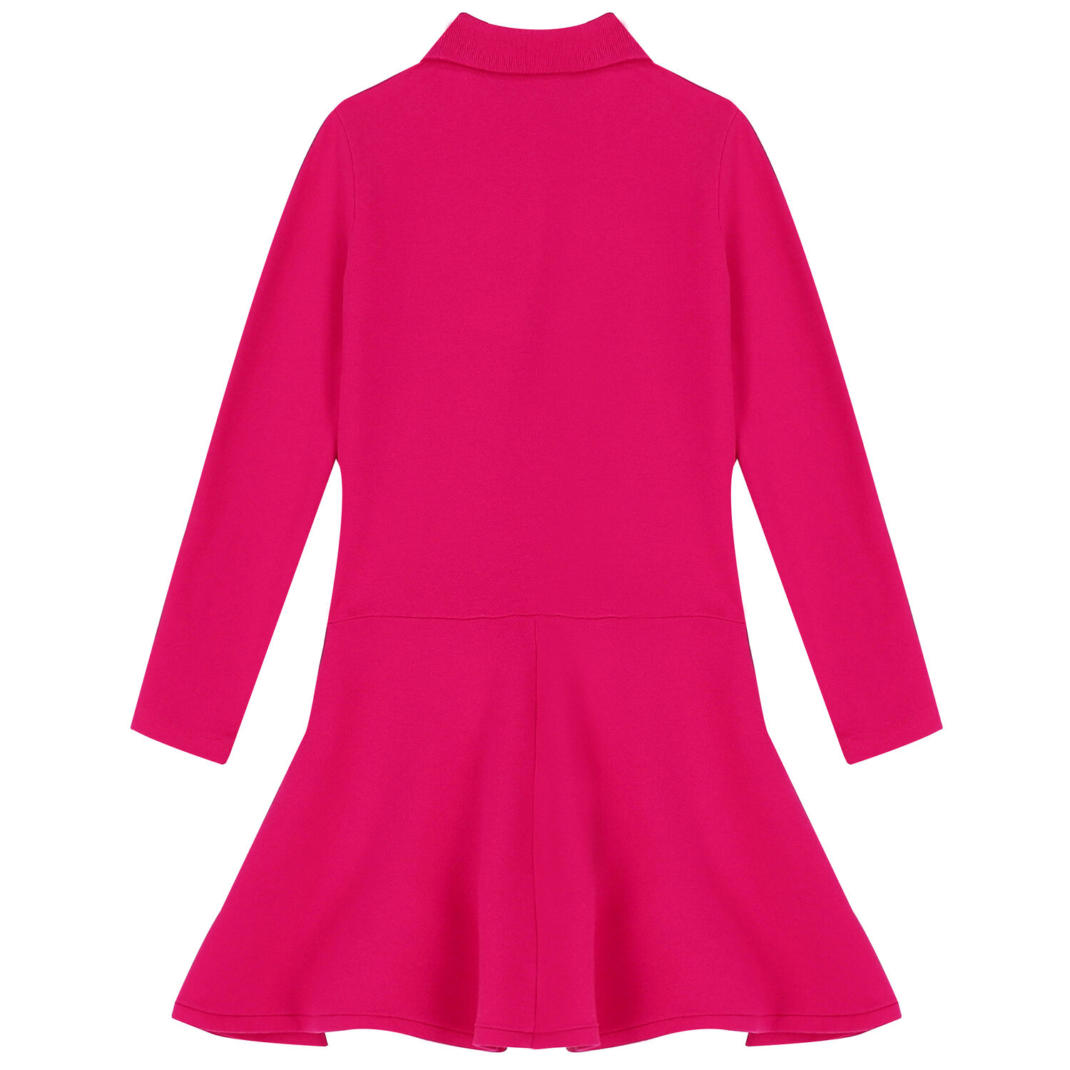 Girls Pink Logo Polo Dress, 1, hi-res image number null