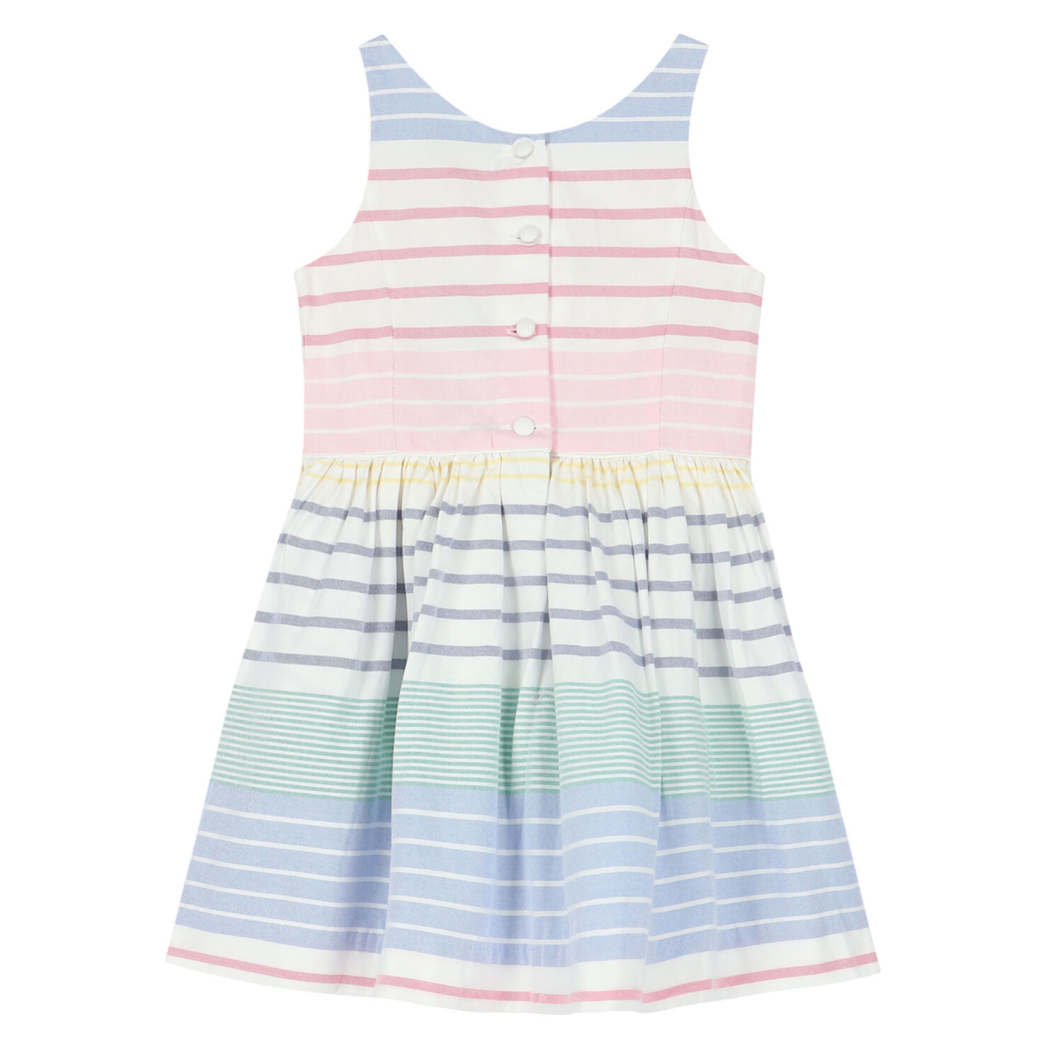 Girls Multicolor Striped Dress, 1, hi-res image number null
