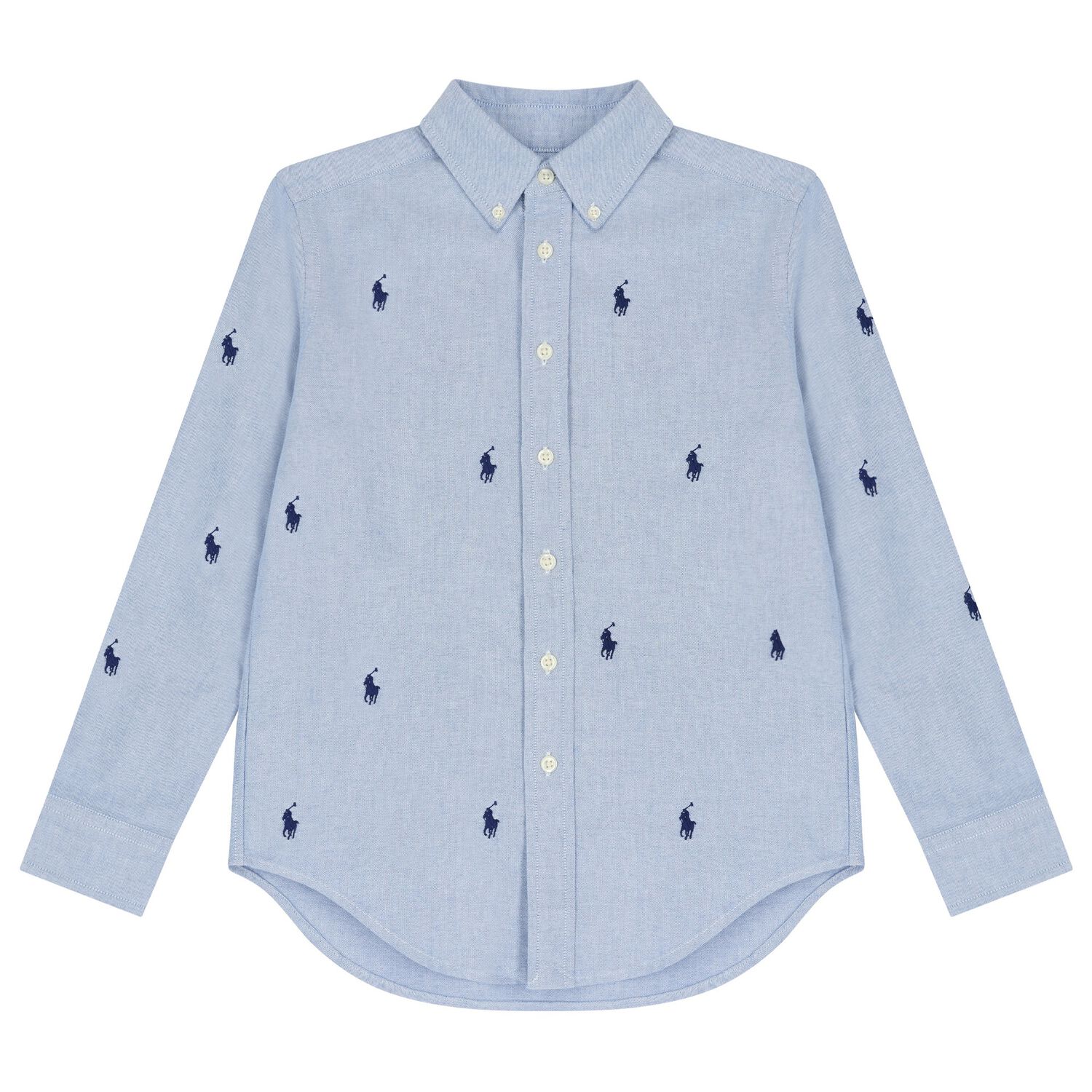 Boys Blue Logo Shirt, 1, hi-res image number null