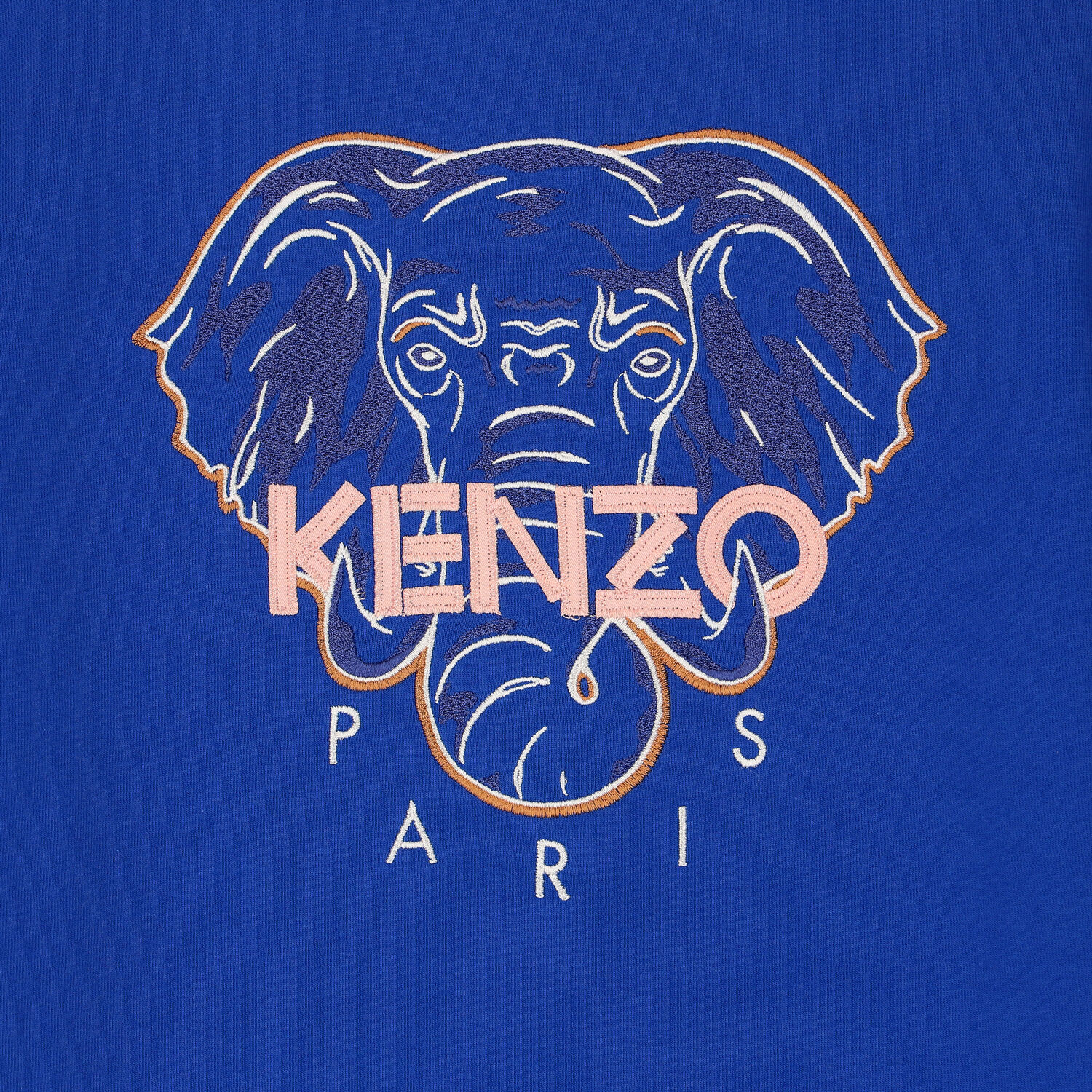 Girls Blue Logo Elephant Dress, 1, hi-res