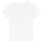 Younger Boys White Tiger T-Shirt, 1, hi-res