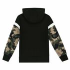Boys Camouflage Hooded Top, 1, hi-res