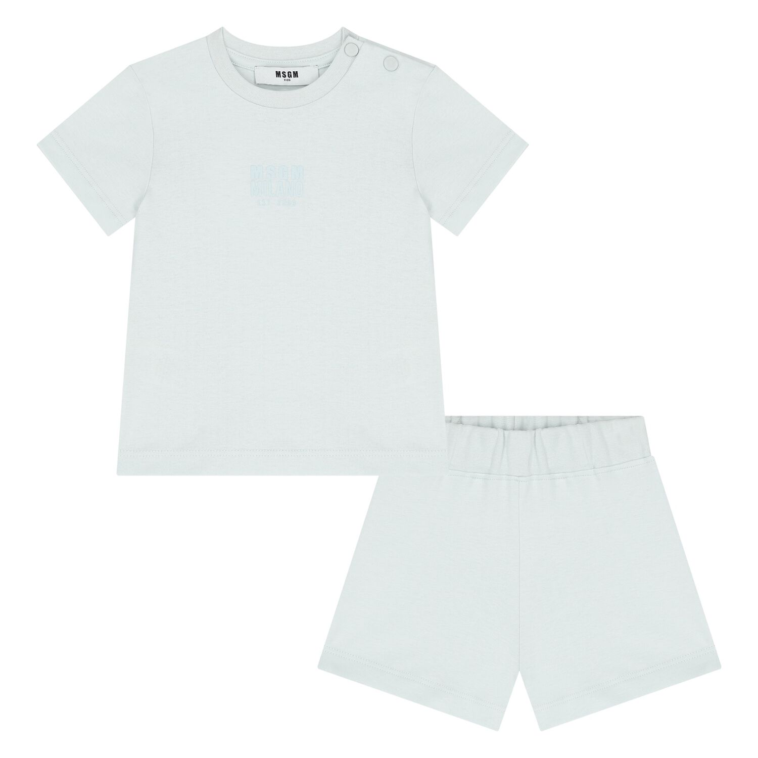 Blue Logo Shorts Set, 1, hi-res