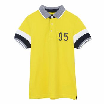 Boys Yellow Polo Shirt