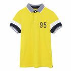 Boys Yellow Polo Shirt, 1, hi-res