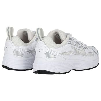 White & Grey P-6000 Trainers