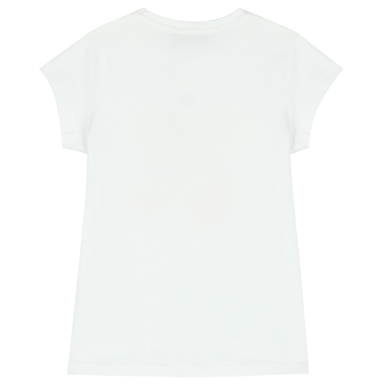 Girls White Butterfly T-Shirt, 1, hi-res