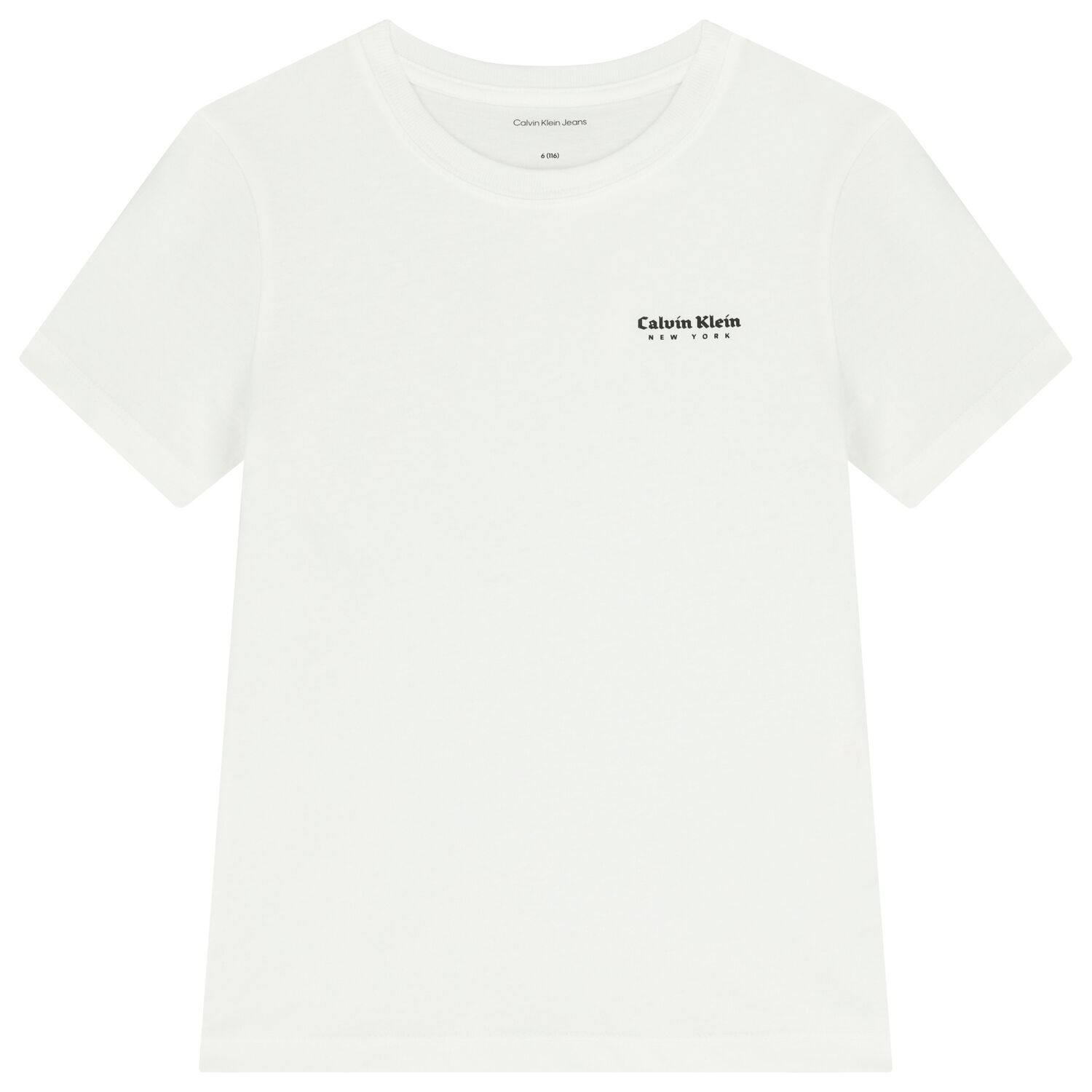 Boys White Logo T-Shirt, 3, hi-res