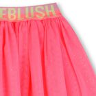 Girls Pink Seashells Tulle Skirt, 1, hi-res