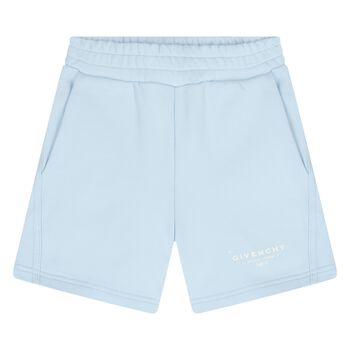 Younger Boys Blue Logo Shorts