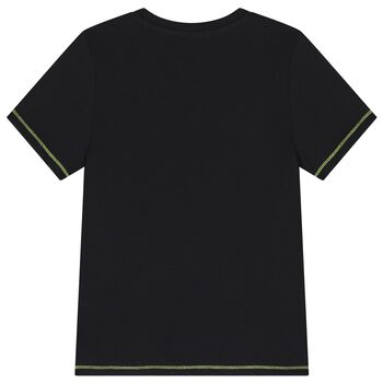 Boys Black Logo T-Shirt