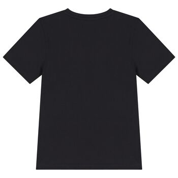 Boys Black Logo T-Shirt