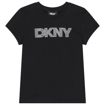 Girls Black Logo T-Shirt