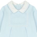Baby Boys Blue Babygrow, 1, hi-res