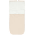 Beige & White Logo Baby Nest, 3, hi-res