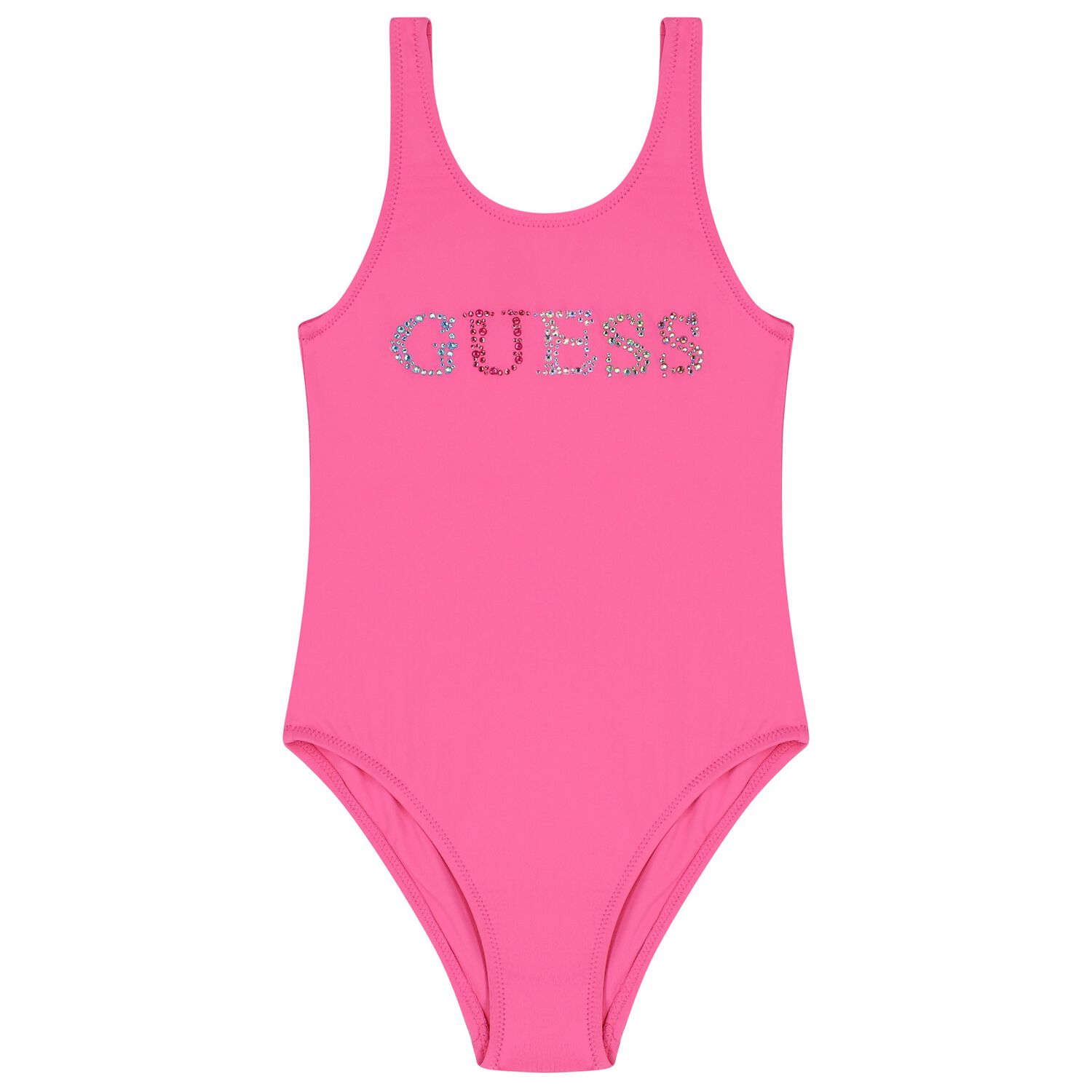 Girls Pink Logo Swimsuit, 1, hi-res image number null