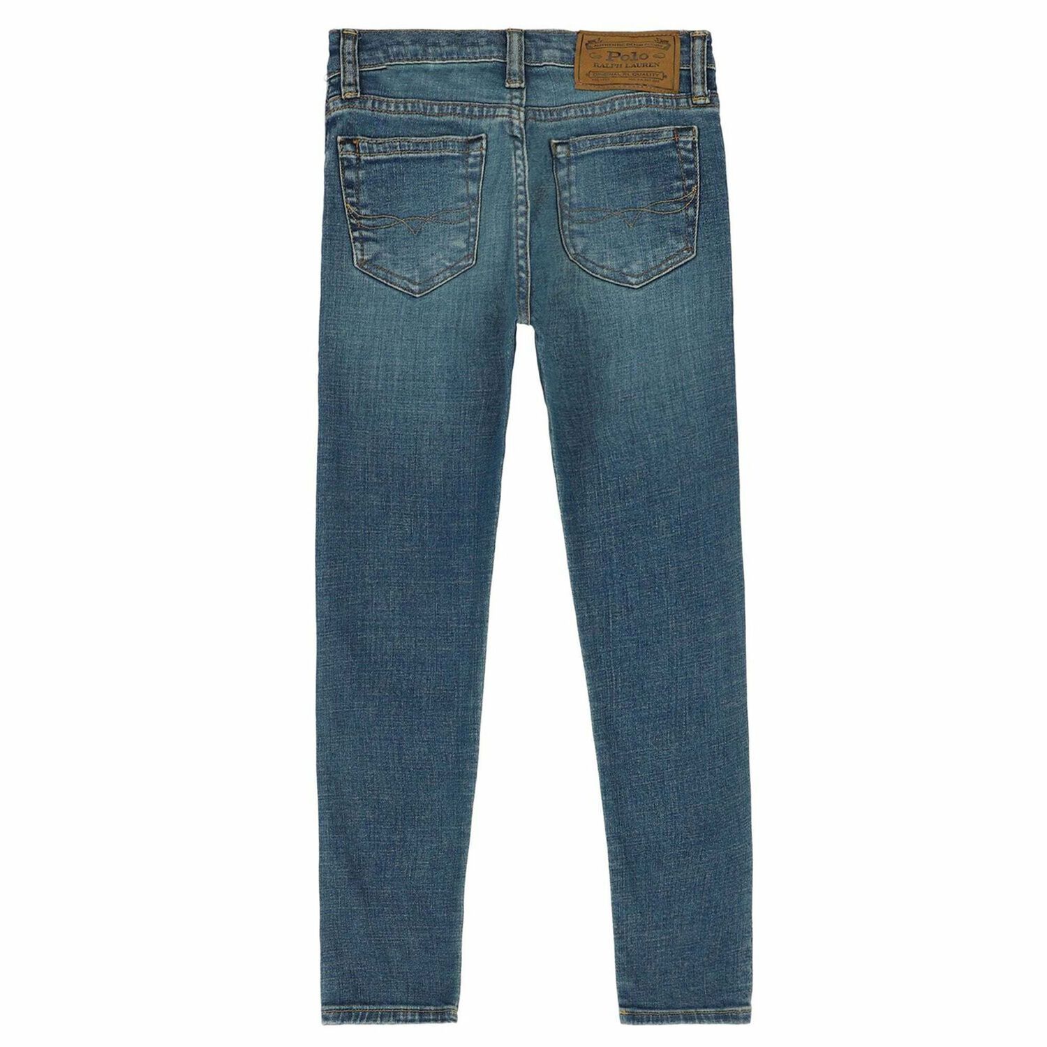 Boys Blue Denim Pants, 1, hi-res