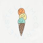 Younger Boys Ivory Ice Cream T-Shirt, 1, hi-res