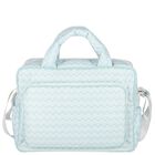 Baby Boys Blue & White Zig Zag Changing Bag, 1, hi-res