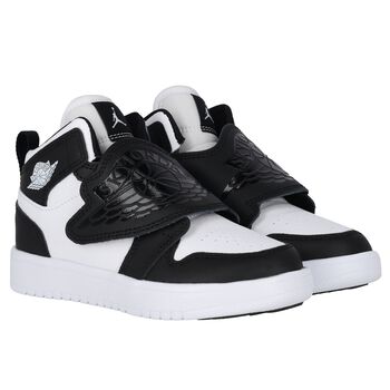 White & Black Sky Jordan 1 Trainers