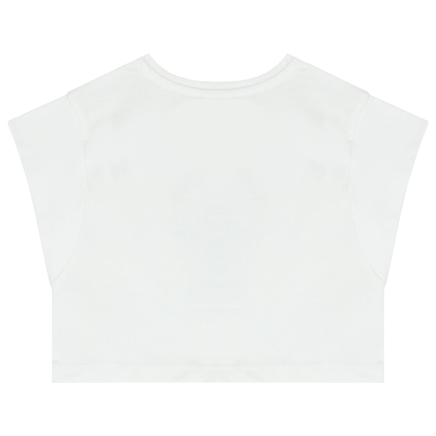 Girls White Logo T-Shirt, 2, hi-res image number null
