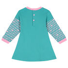 Girls Green & Pink Dress Set, 1, hi-res