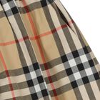 Beige Checkered Shorts , 1, hi-res