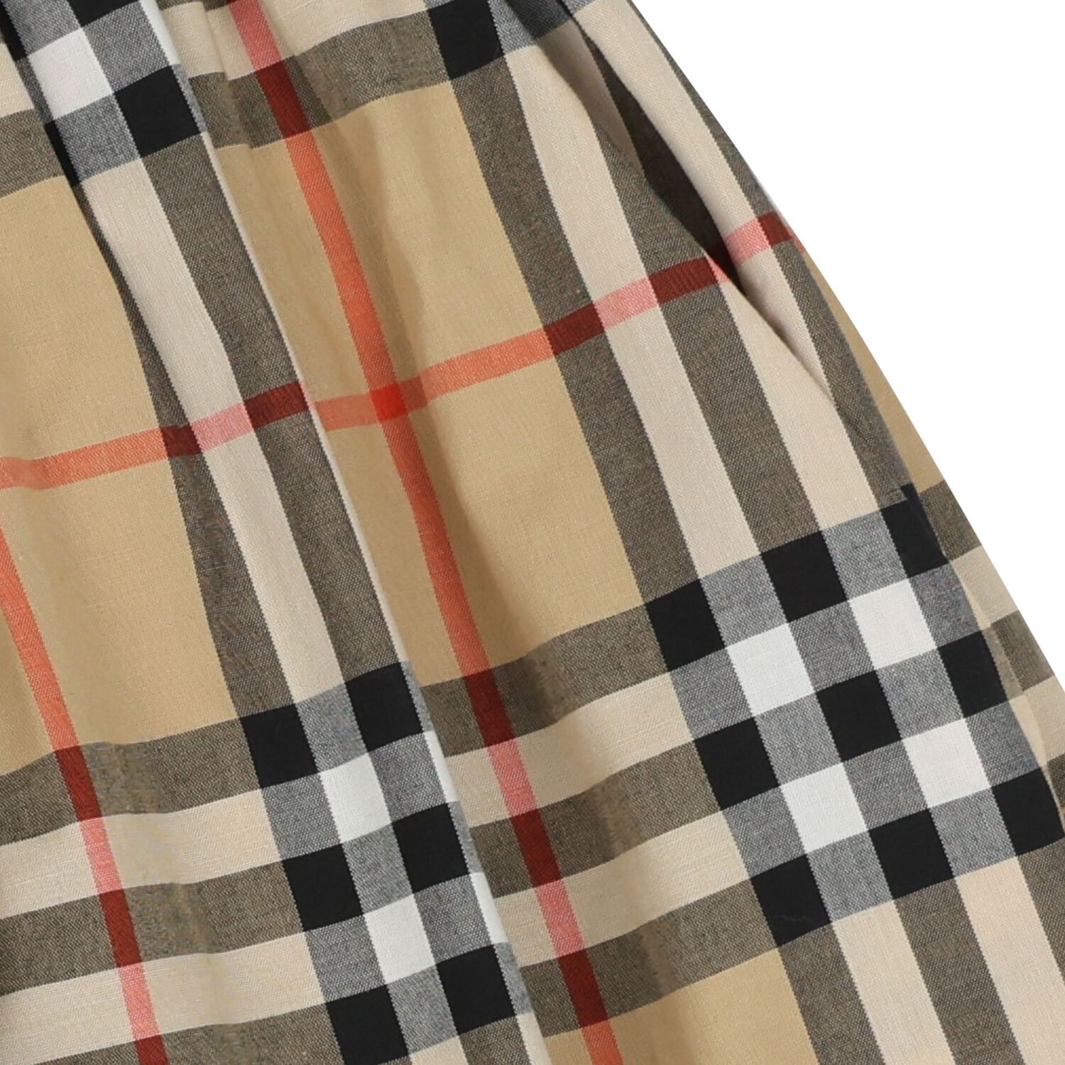 Beige Checkered Shorts , 1, hi-res