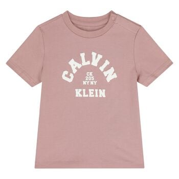 Younger Girls Pink Logo T-Shirt