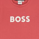 Boys Mini Me Red Logo T-Shirt, 9, hi-res