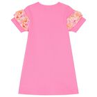Girls Pink Logo Bag Dress, 1, hi-res