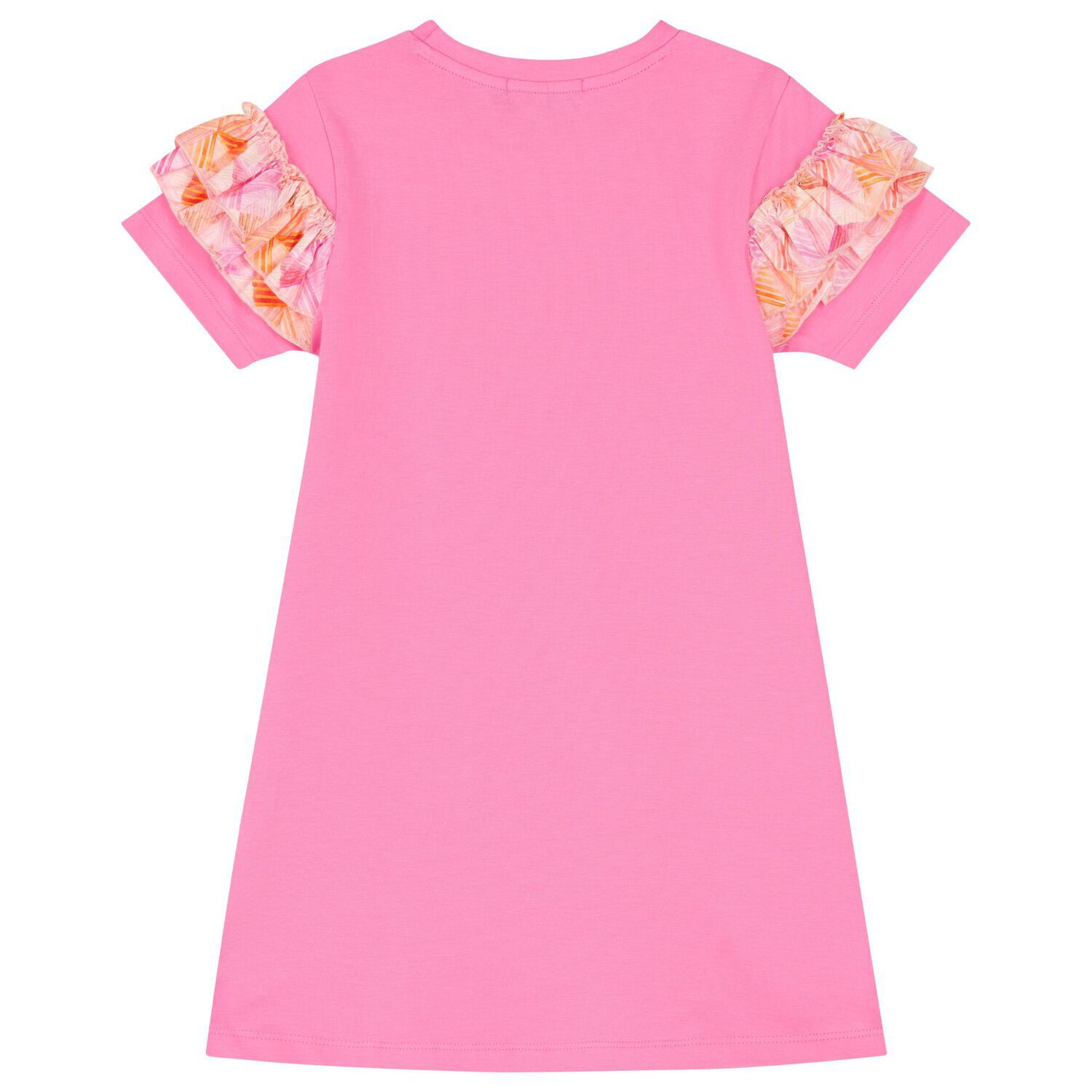 Girls Pink Logo Bag Dress, 1, hi-res