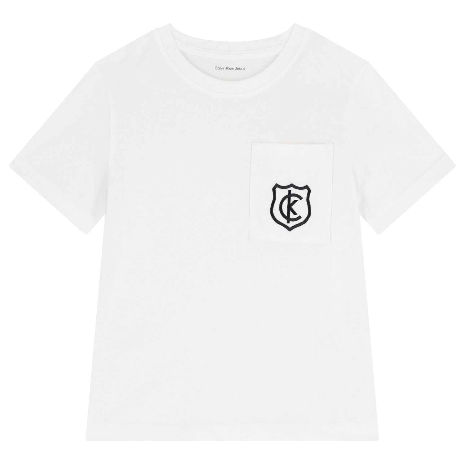 Boys White Logo T-Shirt, 1, hi-res image number null