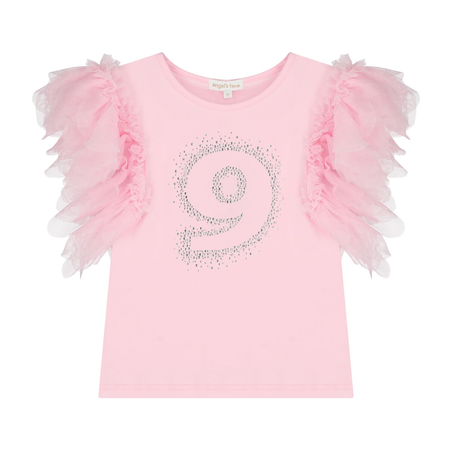 Girls Pink 9th Birthday T-Shirt, 14, hi-res