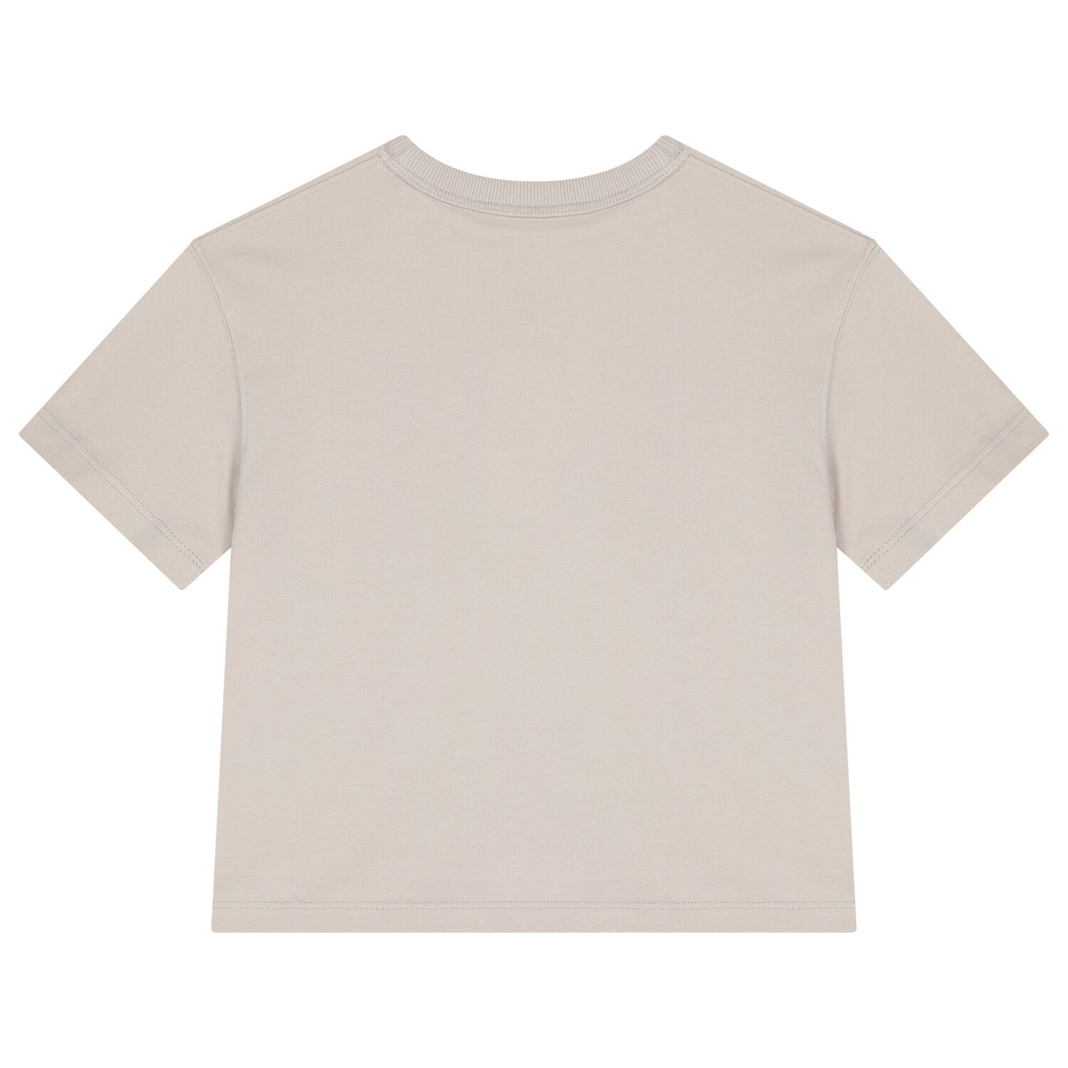 Boys Beige Logo T-Shirt, 2, hi-res image number null