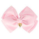 Girls Fairy Pink Bow Hairclip, 5, hi-res