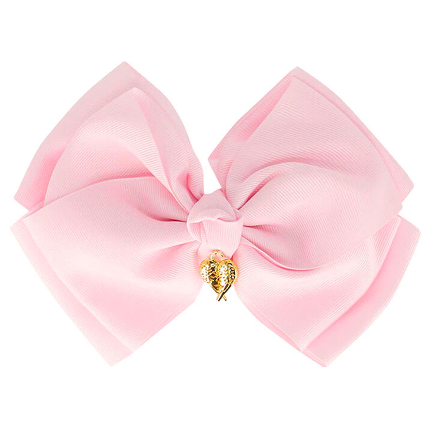Girls Fairy Pink Bow Hairclip, 5, hi-res