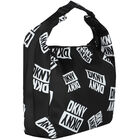 Girls Black Logo Shoulder Bag, 1, hi-res